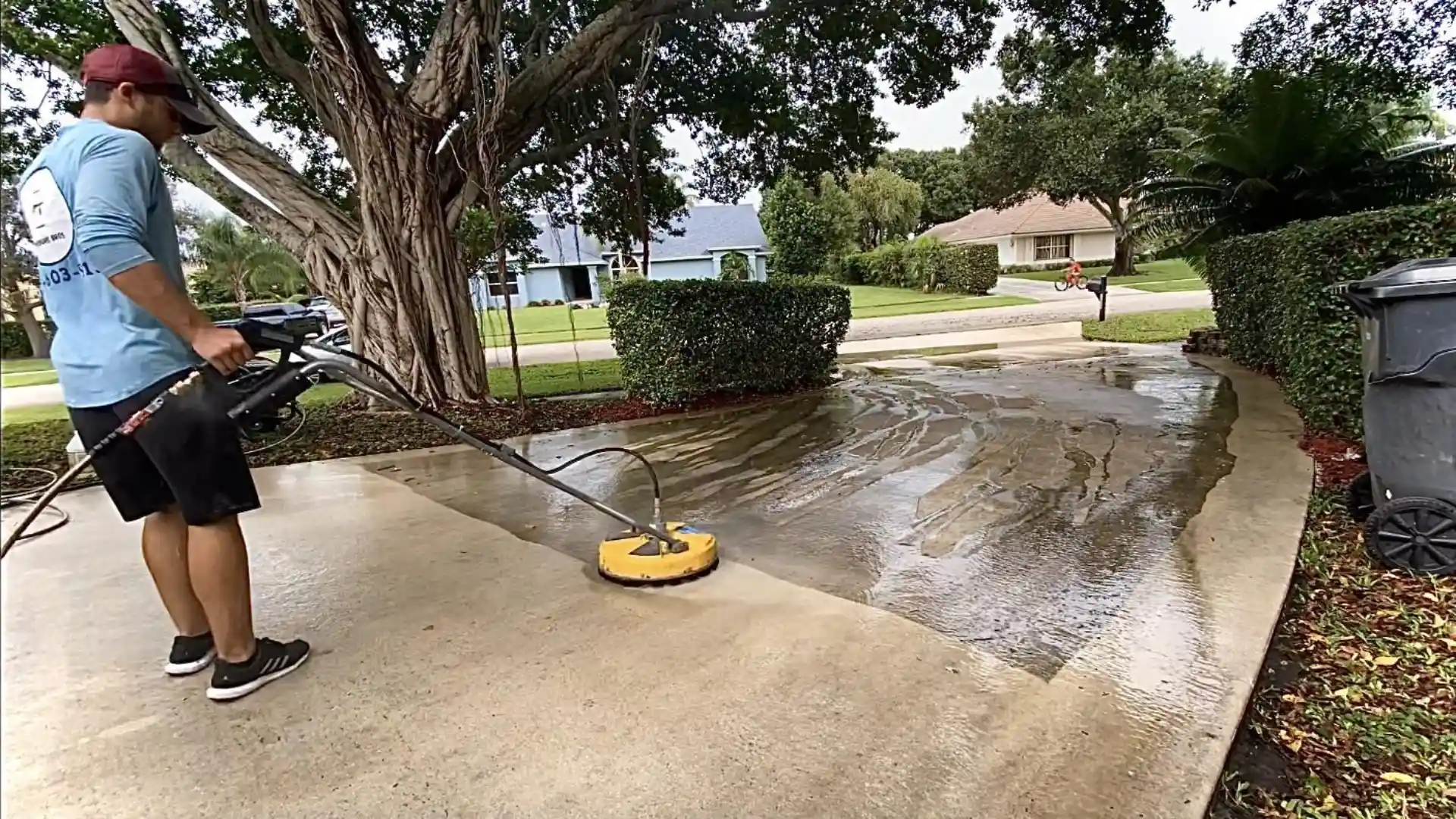 apollo beach driveway cleaning services clean concrete surface after washing